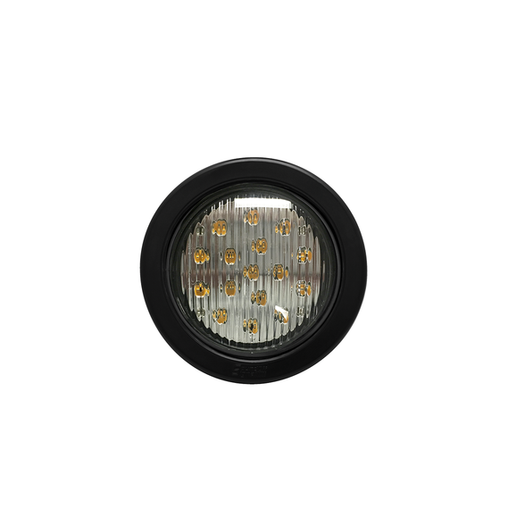 ECCO X3945A X3945A Luz direccional LED Ambar circular con montaje de ojal de 5.4 pulg