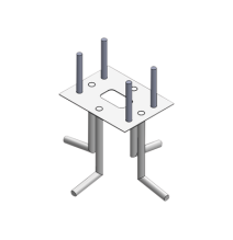 EPCOM INDUSTRIAL XBANCLA XB-ANCLA Ancla Para Sujeción al Piso Compatible con Todas la