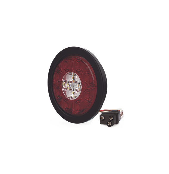 ECCO ED3040AW ED3040AW Plafón Circular de 5.4  Para Camiones de Transporte 16 LED Ult