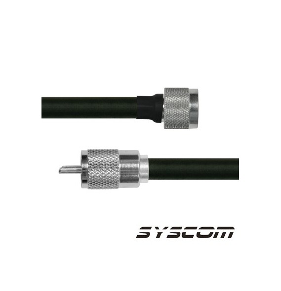 EPCOM INDUSTRIAL SN214UHF60 SN-214-UHF-60 Cable Coaxial RG-214/U de 60 cm con conecto